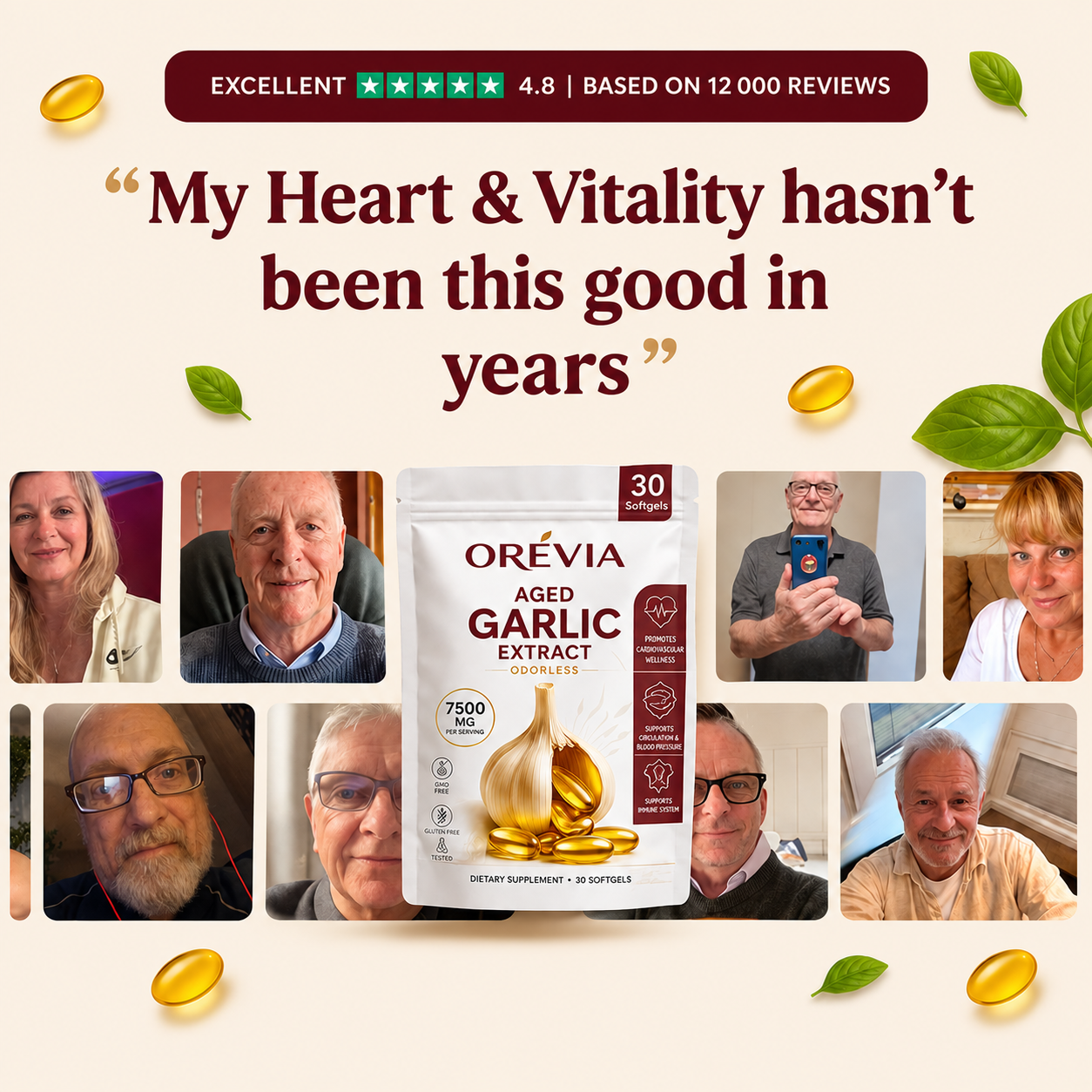 Aged Garlic Extract - Clinically Studied For Healthy Blood Pressure